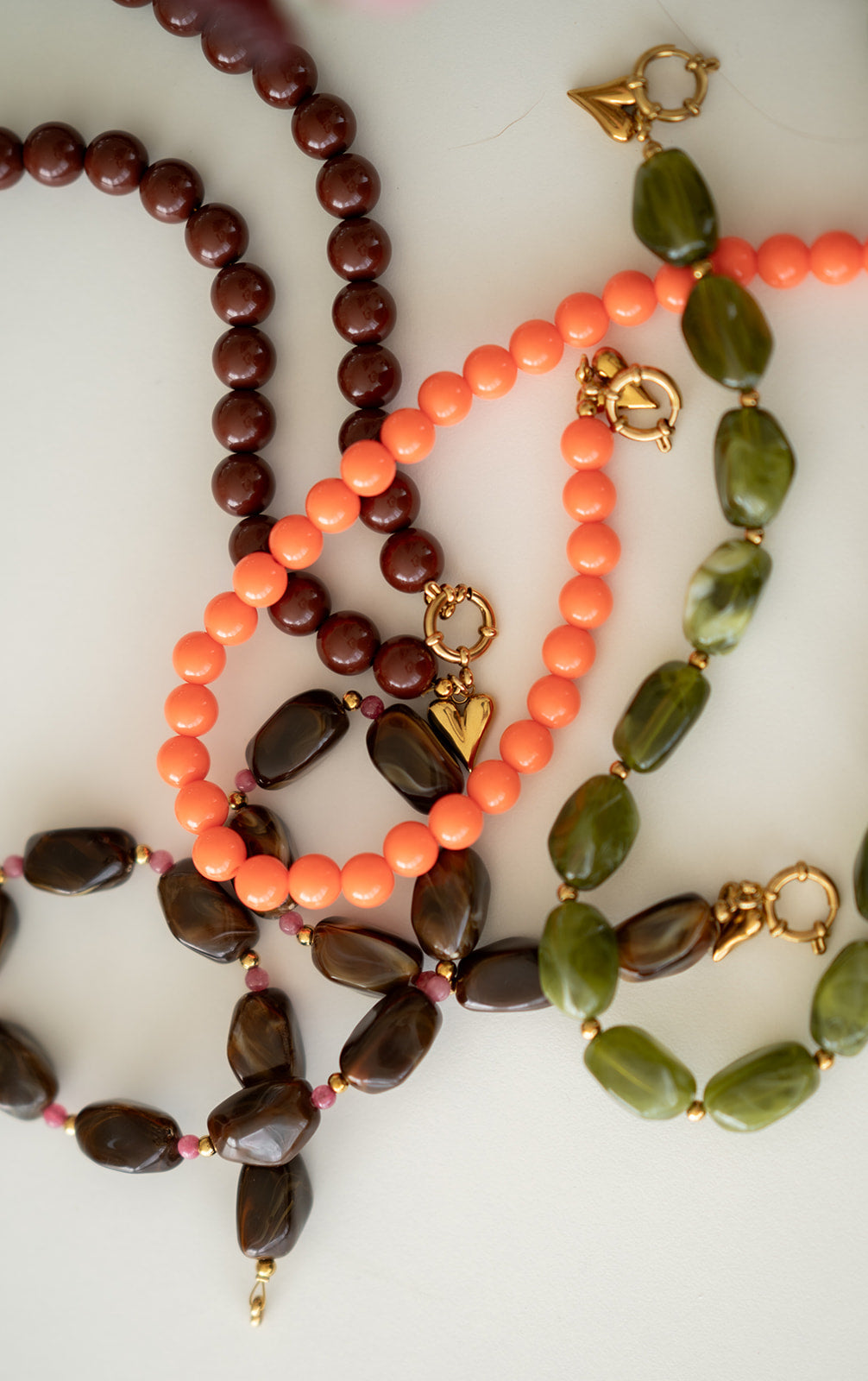 Ketting - Marmer Praline