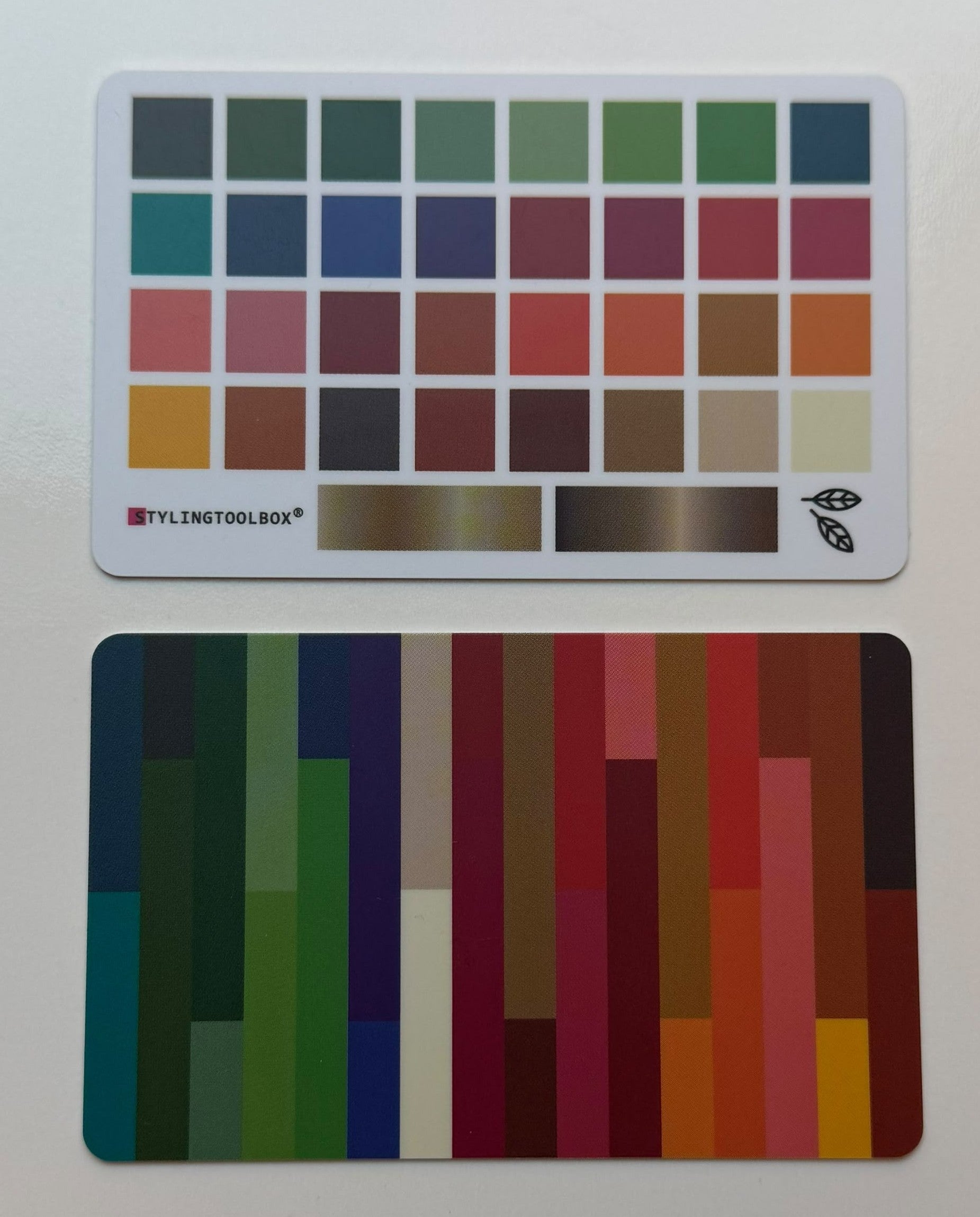 Kleurenkaart - Bright, Deep, Soft, Warm en True Autumn