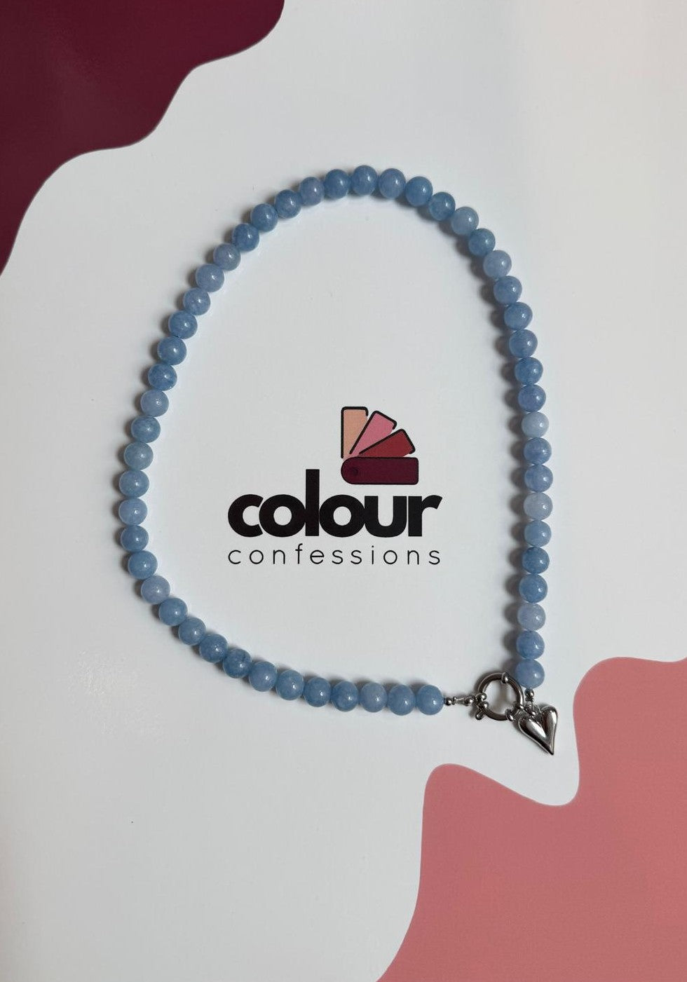 Ketting Natuursteen - Denim